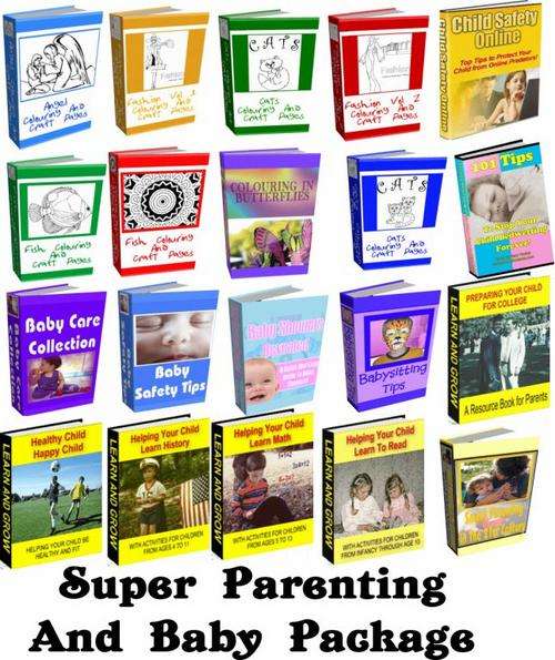 !!WOW!!  Super Parenting and Baby Package on CD + Free Ebooks